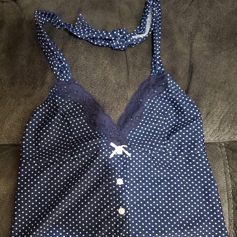 Polkadot Halter Top